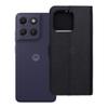 Etui z klapką na Motorola G17 POWER 4Card RFID antykradzieżowe tech fabric czarne