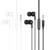 Słuchawki przewodowe douszne Jack 3,5 mm Hoco M124 białe