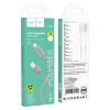 Kabel USB A do Micro USB Hoco 2,4A 1 m X107 szary