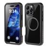 Futerał do iPhone 16 PRO MAX Shellbox GT wodoodporny zgodny z MagSafe czarny