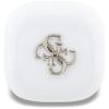 Słuchawki bezprzewodowe douszne Guess TWS 4G Metal Logo białe