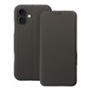 Etui z klapką na iPhone 16 PLUS Folio Side Magnet brązowe