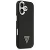 GUESS futerał do IPHONE 17 kompatybilny z MagSafe GUHMP17SPGTSPSK (Grained PU Triangle Logo) czarny