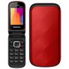 MAXCOM telefon dla seniora z klapką MM815 czerwony