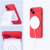 Etui na Samsung A08 Silicone Mag Cover zgodne z MagSafe (camera protection) czerwone