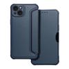 Etui z klapką na iPhone 15 PLUS Razor Book niebieskie