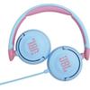 Słuchawki przewodowe nagłowne JBL JR310 różowo niebieskie