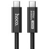 Kabel USB C do USB C Hoco USB4 40Gbps/8K60Hz 5A 240W 2m US15 czarny