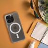 Futerał do Samsung S24 PLUS Frost Mag Cover zgodny z MagSafe transparentny zmrożony