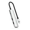 SATECHI adapter HUB 4w1 Typ C ST-P4SS srebrny