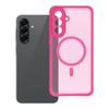 Futerał do Samsung A56 Full Matte Mag Cover zgodny z MagSafe różowy