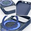 Etui na iPhone 17 Quartz Circle Stand Mag Cover granatowe