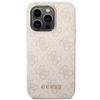 GUESS futerał do IPHONE 14 Pro GUHCP14LG4GFPI (4G Gold Logo) różowy