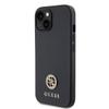 GUESS futerał do IPHONE 13 / 14 / 15 GUHCP15SPS4DGPK (Strass Metal Logo) czarny
