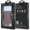 BMW futerał do IPHONE 18 Pro/17 Pro kompatybilny z MagSafe (Carbon Metal Logo) burgundowy