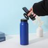 Butelka / bidon na wodę metal z uchwytem kompatybilnym z Magsafe 950ml niebieski
