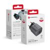 Ładowarka sieciowa do telefonu Forcell F-Energy GaN USB C + USB A QC4.0 PD 3A 33W VT-31 szara