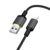 Kabel USB A do Lightning Hoco 2,4A 1 m X128 Benefit czarny