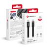 Kabel USB C do USB C Forcell F-Energy QC4.0 PD 3A 60W Cafule Flat 1,2 m CCFN23 czarny