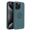 Futerał do iPhone 15 PRO MAX Silicone Ring zielony