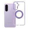 Etui na Samsung A37 Frame Circle Stand zgodne z MagSafe fioletowe