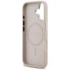 GUESS futerał do IPHONE 17 kompatybilny z MagSafe GUHMP17SPSDTSCMP (PU W/ Triangle Logo) różowy