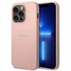 GUESS futerał do IPHONE 14 Pro Max GUHCP14XPSASBPI (Saffiano With Metal Logo) różowy