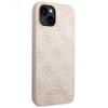 GUESS futerał do IPHONE 14 GUHCP14SG4GFPI (4G Gold Logo) różowy
