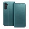 Etui z klapką na Samsung M55 5G Smart Magneto ciemnozielone