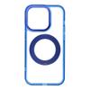 Etui na iPhone 14 PRO Frame Circle Stand zgodne z MagSafe granatowe