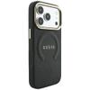 GUESS futerał do IPHONE 18 Pro/17 Pro kompatybilny z MagSafe (Saffiano Peony Ring) czarny
