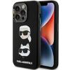 KARL LAGERFELD futerał do IPHONE 15 Pro KLHCP15LSDHKCNK (Silicone KC) czarny
