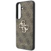 GUESS futerał do SAMSUNG S26 FE (Leather 4G Metal Logo) brązowy