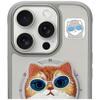 NIMMY futerał GLASSES COOL CAT kompatybilny z MagSafe do IPHONE 16 Pro szary