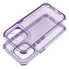 Futerał do iPhone 15 Matrix Clear jasnofioletowy