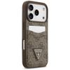 GUESS futerał do IPHONE 17 Pro GUHCP17LP4TPW (4G Double Card Triangle) złoty
