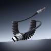 Kabel AUX Jack 3,5 mm do USB C Hoco 1,5 m UPA33B czarny