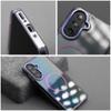 Etui na Samsung A07 / A08 Frame Clear Hybrid Mag Cover zgodny z MagSafe fioletowe