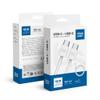 Kabel USB C do USB C Blue Star 3A 60W QC4.0 1 m Q28 biały