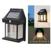 Lampa solarna LED do ogrodu elewacyjna RC-K-1536 czarna
