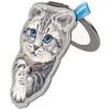 NIMMY zawieszka magnetyczna DENIM FASHION BRITISH SHORTHAIR CAT szara