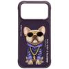 NIMMY futerał GLASSES COOL DOG do IPHONE 18 Pro Max/17 Pro Max fioletowy