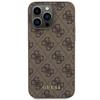 GUESS futerał do IPHONE 15 Pro Max GUHCP15XG4GFBR (4G Metal Logo) brązowy