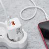 Ładowarka sieciowa do telefonu Forcell F-Energy Mini GaN III USB C + USB A QC4.0 PD 20W VT-35A biała 0INT