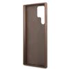 GUESS futerał do SAMSUNG S22 Ultra GUHCS22LG4GFBR (4G Metal Gold Logo) brązowy