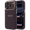 GUESS futerał do IPHONE 18 Pro/17 Pro kompatybilny z MagSafe (Saffiano Peony Ring) burgundowy