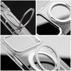 Etui na iPhone 11 Frame Circle Stand zgodne z MagSafe transparentne
