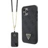 GUESS futerał do IPHONE 12 / 12 Pro GUHCP12MP4TDSCPK (Metal Logo Starss Crossbody) czarny