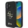 GUESS futerał do IPHONE 16 Plus GUHCP16MHG4SGK (Fixed Glitter Big 4G) czarny