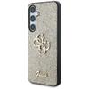 GUESS futerał do SAMSUNG S25 GUHCS25SHG4SGD (Fixed Glitter Big 4G) złoty